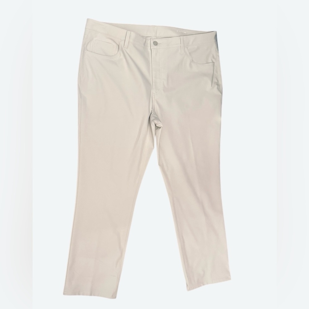 G/FORE Men’s Tour 5-Pocket 4-Way Stretch Golf Pants Beige 40/32 NWOT - Picture 2 of 6